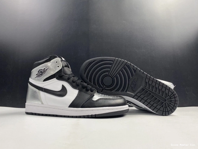 JORDAN SILVER HIGH WMNS 1 TOE AIR CD0461-001 OG 0714